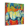 thumbnail image 5 of "Rhinoceros in Rococo" - Canvas, 5 of 25