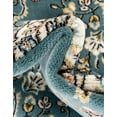 thumbnail image 4 of Unique Loom Narenj Collection Area Rug - Windsor (7' 10" x 10' Rectangle Blue/Burgundy), 4 of 7