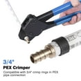 thumbnail image 2 of Yescom 3/4" PEX Crimper Copper Ring Plumping Crimps Crimping Tool with Go/no Go Gauge, 2 of 9