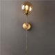 thumbnail image 4 of Lámpara De Pared Compacta Led Luz De Pared Simple Moderna Con Brazo Dorado Largo Para Dormitorio Sala De Estar Café Methold HA027218-02, 4 of 6