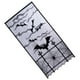 thumbnail image 2 of Cortina de puerta de Halloween con diseño de murciélagos, 213 x 102 cm, color negro, 2 of 7