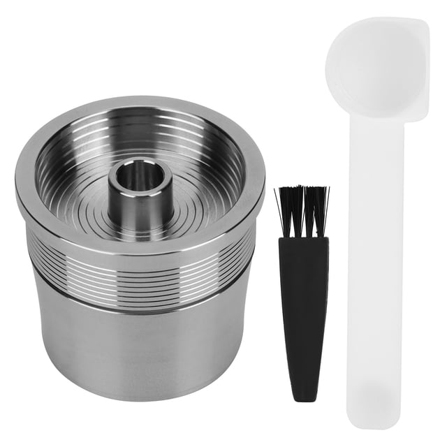 Accessoires pour Cafetière, Filtre à Café Réutilisable en Acier Inoxydable Accessoires pour Machine à Café Tasse Durable