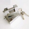 thumbnail image 1 of Sturdy Stainless Steel Padlock, Anti-Theft, Size 40 Mm, Security Padlock With 3 Keys For Shipping Co, 1 of 5