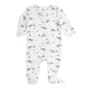 aden + anais, long sleeve zipper one-piece, otters, 6-9m