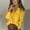 C-Yellow225, variant on JIAYUE Sweaters For Women Solid Color Long Sleeve Drop Shoulder V-Neck Relaxed Fit Pullover For Ladies Casual Stylish Dailywear