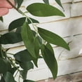 thumbnail image 3 of Clearance Sale! 5.4 ft Artificial Greenery Eucalyptus Garland Faux Willow Leaves Vines in Green for Home Table Runner Wedding Decor, 3 of 6