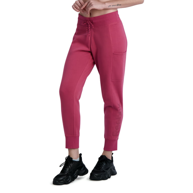 Reebok Women's Plus Size Gravity Super Soft Fleece Jogger Pants 