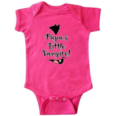 

Inktastic Halloween Papa s Little Vampire Gift Baby Boy or Baby Girl Bodysuit