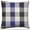 Black Royal Blue and White, variant on Buffalo Checkered Decorative Throw Pillow/Sham Cushion Cover Black Burgundy
