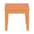 thumbnail image 4 of WestinTrends Ashore Oversized Outdoor Side Table, 18 Inch All Weather Poly Lumber Adirondack Patio Side Table Square End Table, Orange, 4 of 6