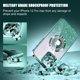 thumbnail image 5 of Funda magnética para iPhone 12 Pro Max compatible con MagSafe, protección completa, delgada, a prueba de golpes, antiarañazos, con purpurina y protector de lente de cámara, vista del logotipo, 5 of 8