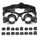 thumbnail image 1 of Lupa Para Diadema, Lupa De Joyería 2,5X-25X Con Lentes De 16 Piezas Para Identificación De Joyas Para Reparación De Lectura, 1 of 7