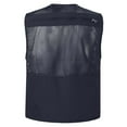 thumbnail image 4 of qolati Mens Fishing Vest Lightweight Breathable Mesh Outdoor Work Jacket Outwear Plus Size Zip Up Travel Work Cargo Vest Jackets with Multi Pockets Sizes L-5XL, 4 of 4