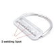 thumbnail image 3 of Advancent 2 uds D anillo hebilla Hardware bolsas monedero Metal suministros accesorio cincha soldada cierre plata cinturón manija hombro Deportes acuáticos, 3 of 6