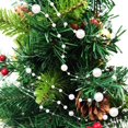 thumbnail image 3 of Cadena de hebras de perlas decorativas de cuentas navideñas de 16,5 pies para decoración de árboles de Navidad, interior, exterior, hogar, chimenea, vacaciones, 3 of 5