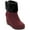 Bordeaux, variant on Womens Nadra Faux Suede Dressy Booties