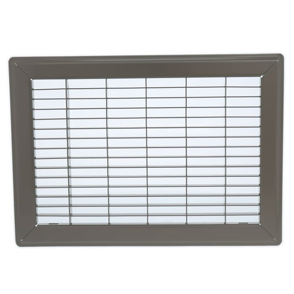 Hart & Cooley 4" x 10" Heavy Duty Steel Floor Grille, HVAC Vent Cover, Brown