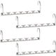 thumbnail image 1 of Perchas de metal resistentes para uso vertical y horizontal que ahorran espacio, gestión de armarios sin esfuerzo (paquete de 4), 1 of 7
