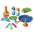 thumbnail image 5 of Bubble Play 7-in-1 Magic Bouncing Bubble Mega Set  Includes [3] Mini Blowers, [2] 8oz Solution Refills, Blaster Gun, Handheld Fan, Jumbo Wand, Bouncy Game Paddle, Glove, Blower Tool, Trays & More, 5 of 9