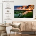 thumbnail image 5 of Elephant Stock Golf Course Sunset Wall Art - Horizontal Canvas Wall Art - Living Room Wall Decor - Places Canvas - Green And Orange Decor - 12" x 8", 5 of 8