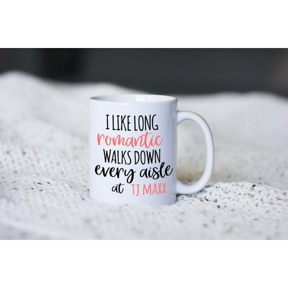 SkiPack romantic walks through tj maxx // gift for girlfriend // shopping // funny coffee mug // gifts for bff // gifts for her // stocking stuffer