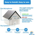 thumbnail image 2 of No barking device stop dog barking, dog barking bird house box, outdoor dog bark control device, barking dog deterrent ultrasonic bird house, bark suppressor and silencer, 2 of 5