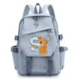 thumbnail image 1 of Little Bear 26 English Letters Backpack Student Girl School Backpack Bookbag Cosplay Canvas Children Kid Back To School Backpack, 1 of 5