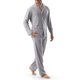 thumbnail image 5 of Conjunto de pijama IZOD de punto de gamuza para hombre, color gris XXL, 5 of 5