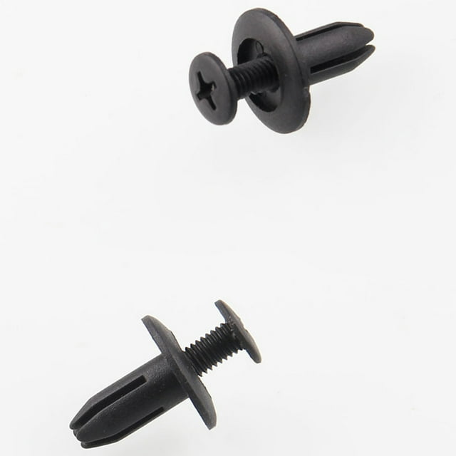 120PCS/Set 6mm Car Durable Plastic plastic rivet Car Rivets Hole Dia Fastener Fender Bumper Push Pin Clips Clip