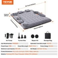 thumbnail image 5 of VEVOR Truck Bed Air Mattress, for 6-6.5 ft Full Size Truck Beds, Inflatable Air Mattress Camping Bed with 12V Air Pump 2 Pillows, Carry Bag, for Chevrolet Silverado, Dodge Ram, 150/250/350,, 5 of 9