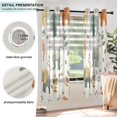 thumbnail image 5 of Leaves Elephants Blackout Curtains 63 inch Length 2 Panels Window Decoration Curtains for Bedroom Living Room, 5 of 6