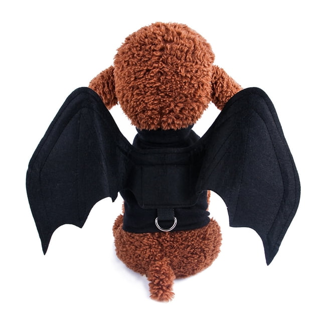Fiudx Chaleco de Halloween para Mascotas, Ropa para Perros y Gatos, Arnés de Tela Cómodo, Traje de Invierno Cálido y Acogedor, Disfraz Divertido para Mascotas, Ideal para Fiestas de Halloween, Dispon