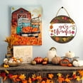 thumbnail image 4 of Eveokoki 11" Give Thanks Welcome Sign for Front Door Thanksgiving Wreaths Porch Door Wall Decor ,Autumn Wooden Hanging Thanksgiving Sign for Home FamerHouse Outdoor Indoor, 4 of 5