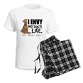 thumbnail image 4 of CafePress - Airedale Terrier Funny Women's Light Pajamas - Women's Short Sleeve Print T-Shirt and Pants Light Cotton Pajama Set, 4 of 7