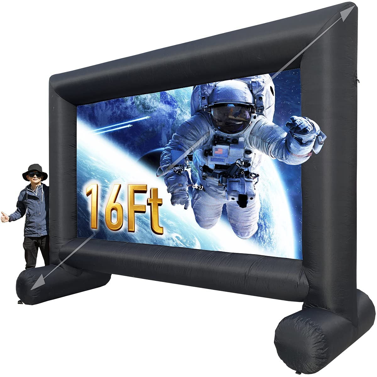 rent a blow up projector screen