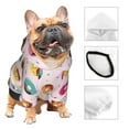 thumbnail image 2 of Bingfone Colorful Donuts Dog Clothes Hoodie, Pet Winter Coat,Puppy Sweatshirts for Small Dogs Boy Girl,Suitable for All Breeds-Large, 2 of 6
