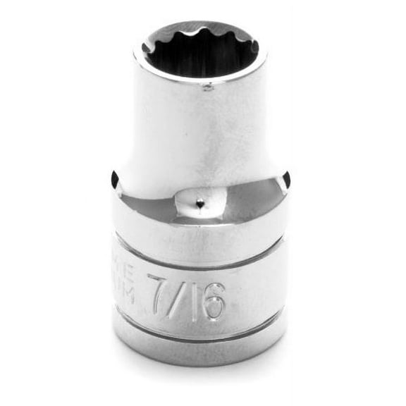 Wilmar W32514 1/2" Drive 12-Point Socket, 7/16"