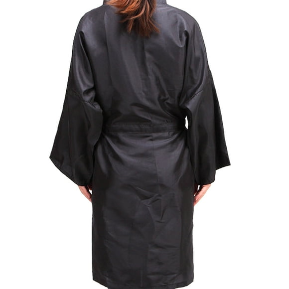 Wweixi Barber Cape Hairdressing Waterproof V-neck Gown Barber Shop Haircutting Long Sleeve Apron