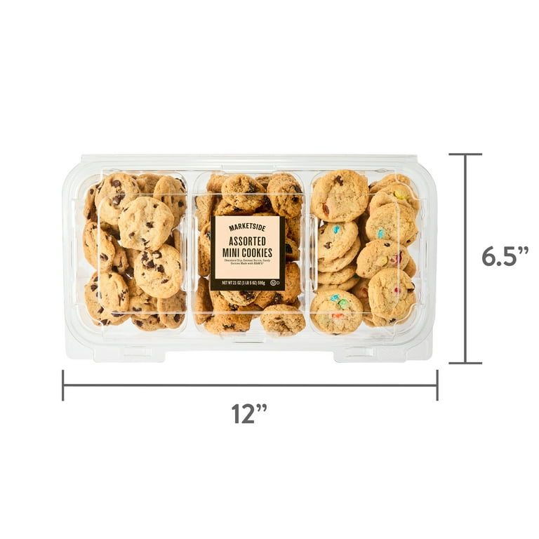 Marketside Assorted Mini Bakery Cookies 21 oz 84 Count with