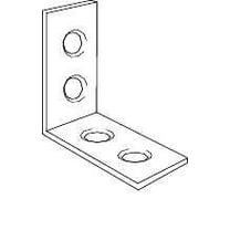 ANVIL MARK 113563 5" Corner Brace, Zinc Plated (10 pack)