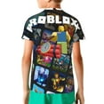 thumbnail image 2 of Roblox T-shirt pour Enfants à Manches Courtes Col Rond T-Shirts Garçons Filles Chemises Décontractées 3D Dessin Animé, 2 of 6