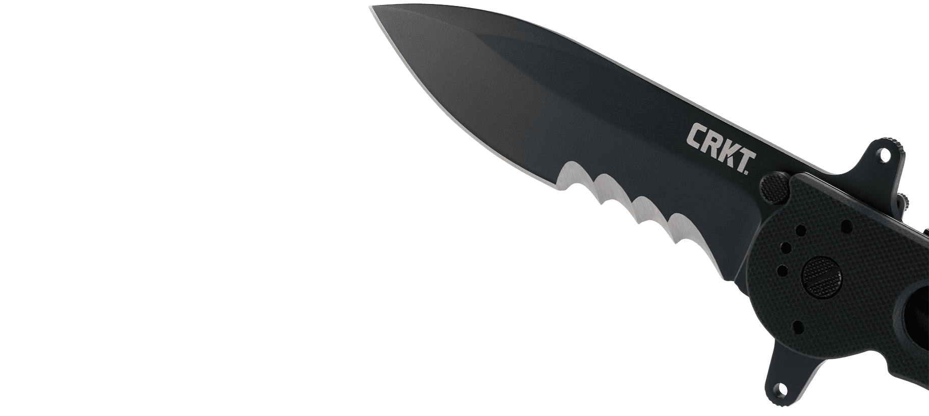 CRKT M21-14SFG Folding Knife with Liner Lock: 1.4116 Veff Serrations Blade, G10 Handle, Reversible Pocket Clip, M21-14SFG