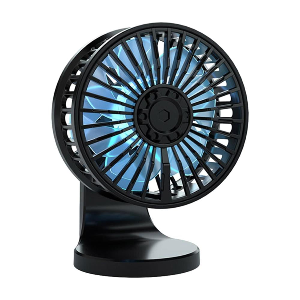 USB Dashboard Fan360degrees rotate Car Air Outlet Fan3Speed Car Vent