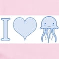 thumbnail image 2 of CafePress - I Love Jellyfish Infant Bodysuit - Baby Light Bodysuit, Size Newborn - 24 Months, 2 of 4