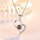 thumbnail image 2 of Collar de cristal Wmkox8yi colgante proyección I Love You 100 idiomas, 2 of 2
