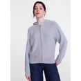 thumbnail image 3 of Scenario Women's and Women's Plus Full Zip Hoodie Sweater, Sizes XS-4X, 3 of 7