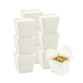 thumbnail image 2 of Restaurantware-Bio Tek 4 x 3.5 x 4 Inch Food Containers, 200 Durable Noodle Boxes - Disposable, Sustainable, White Paper 26-Ounce Takeout Boxes, Square, For Takeouts And Delivery, Or Picnics, 2 of 11