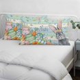 thumbnail image 4 of Easter Pillow Covers 12"x20", Spring Bunny Easter Eggs Floral Beige Green Wood Soft Brushed Microfiber Breathable Throw Pillow Covers, Decorative Pillowcase with Zipper for Couch Sofa Bedroom, 4 of 9