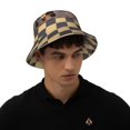 thumbnail image 4 of Fotbe Chess Board With Pawns Sombrero Tipo Pescador con Estampado – Sombrero de Sol de Algodón de Moda para Playa, Golf, Pesca, 4 of 6