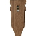 thumbnail image 4 of Ekena Millwork 4 3/4"W x 1 3/4"D x 10"H Small Acanthus Pilaster Wood Corbel, Mahogany, 4 of 4